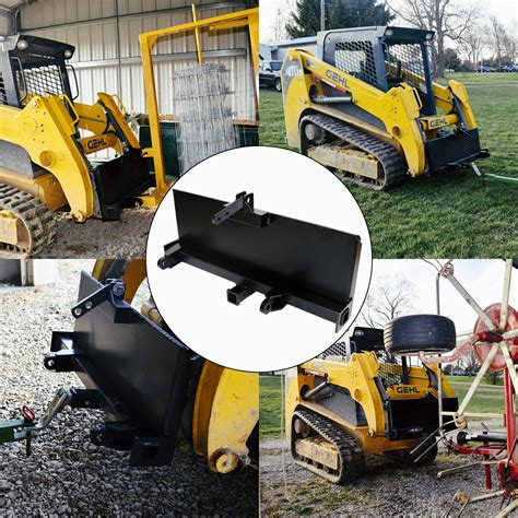 skid steer attachment bracket|universal skid steer quick hitch.